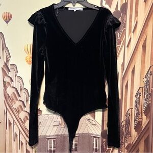 Black Velvet Bodysuit
